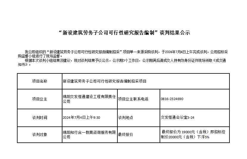 “新設(shè)建筑勞務(wù)子公司可行性研究報告編制”談判結(jié)果公示.png